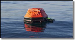 Calm water just before only successful McMurdo at sea test.