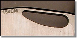 154CM Knive Blade Close-up