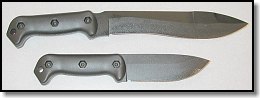 Becker Knife & Tool Brute (top) Companion (bottom)