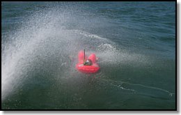 Simulated rain/spray on PFD-equipped dummy with ACR PLB-200