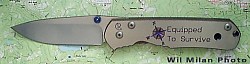 Custom Chris Reeve Sebenza for Doug Ritter - Digital photo by Wil Milan Photography