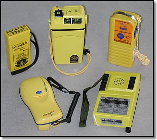 group shot of of Person Locator Beacons (PLBs)