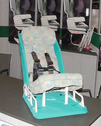 DME CRS-2000 PlaneSeat - Infant set-up