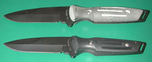 KA-BAR D2 Impact  (top) and Impact (bottom)