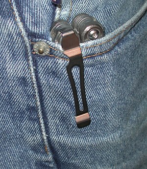 Pocket Clip In Use