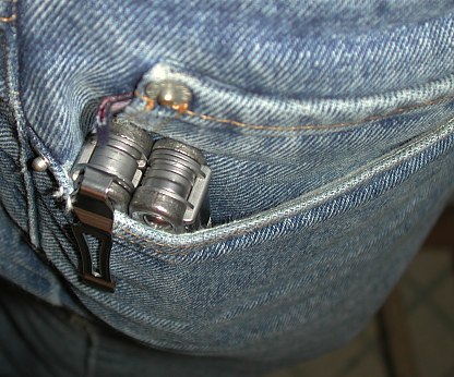 Pocket Clip In Use