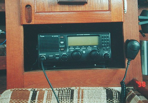 HF Radio before departure with no protection