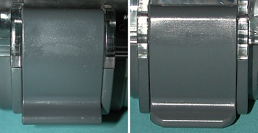 Otter Box - Latch Modified - Standard (left) Modified (right)